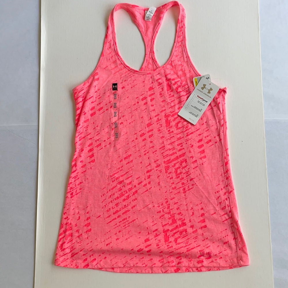 SALE!!! NWT Under Armour Athletic Tank Sheer Pink